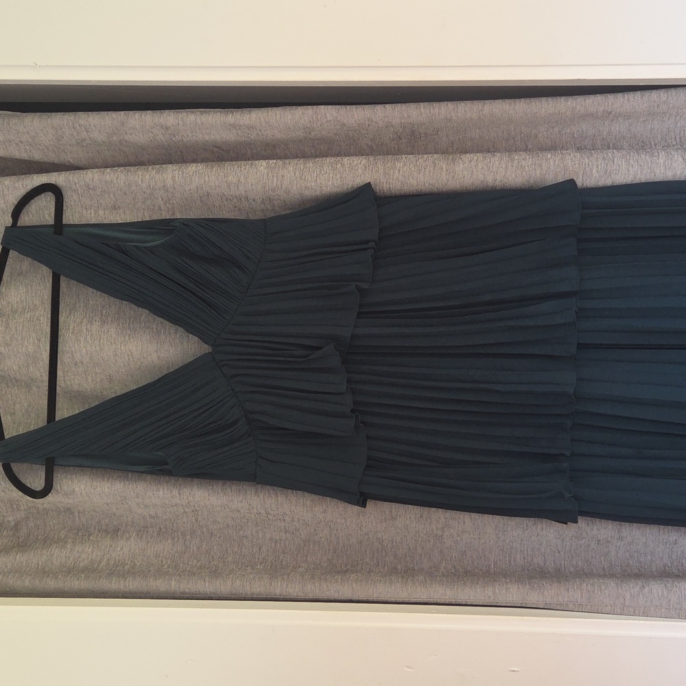 Lulu's Emerald Tiered Sleeveless Dress